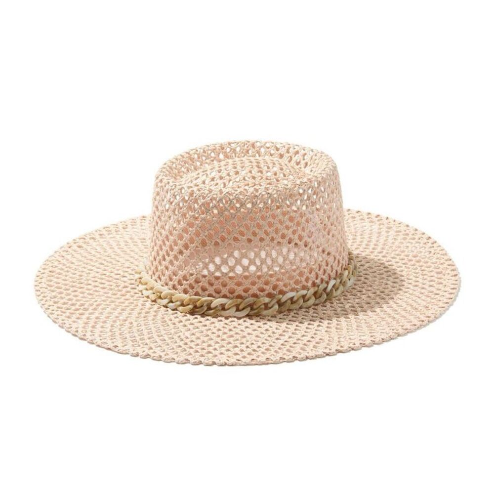 Kendra Scott Marlowe Curb Chain Band Hat - Light Pink